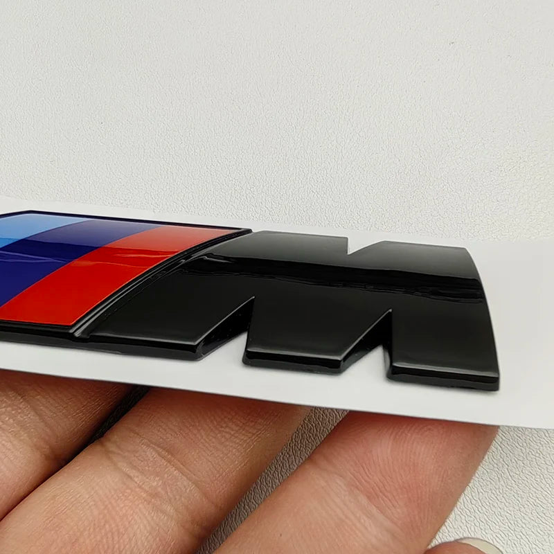 BMW M Tri-Color Emblem Badge & 3D Logo Sticker M Sport Car Accessories