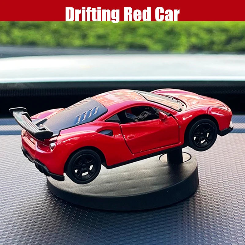 Drifting Car Dashboard Toy Model Swing Turning