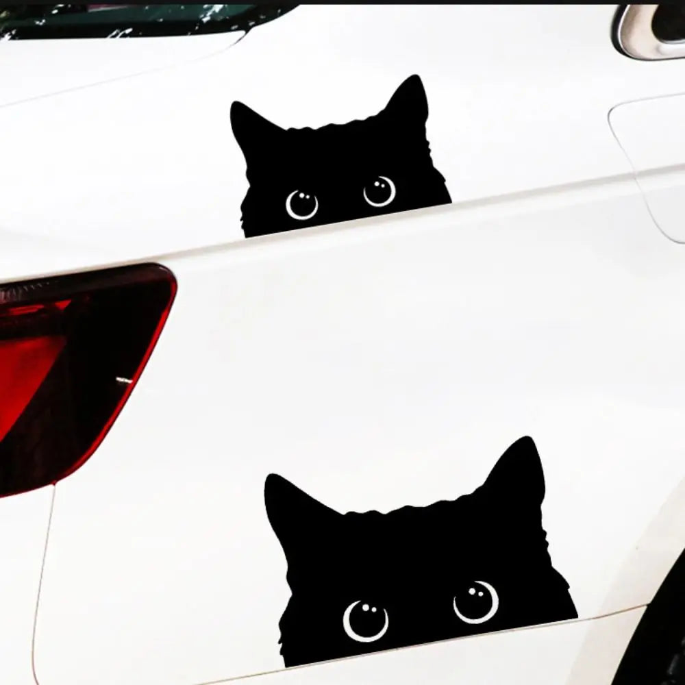 Cat Sticker Peeking Self-Adhesive