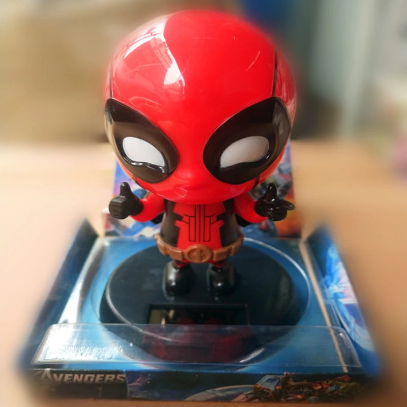 Disney Anime Figure Captain America Spider Man Car Ornaments