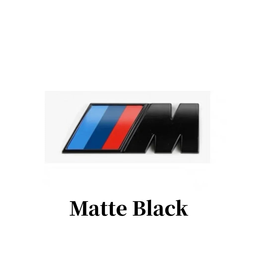 BMW M Tri-Color Emblem Badge & 3D Logo Sticker M Sport Car Accessories