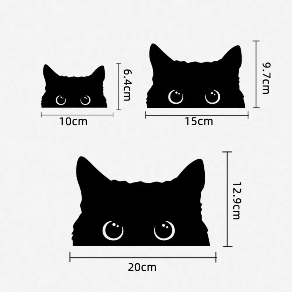 Cat Sticker Peeking Self-Adhesive