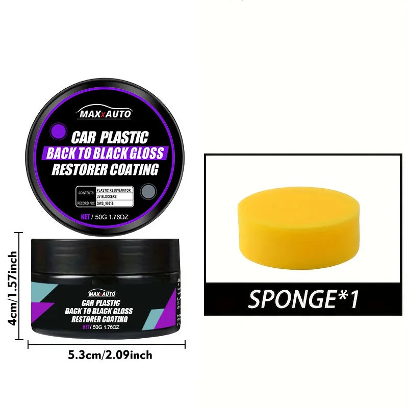Car Universal Leather and Plastic Repair Polishing Wax