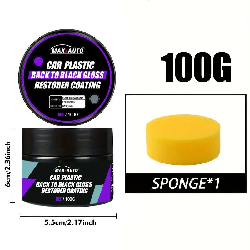 Car Universal Leather and Plastic Repair Polishing Wax