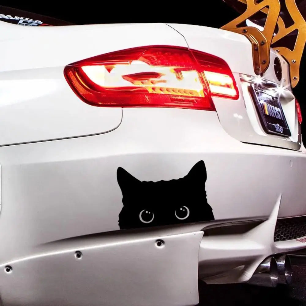 Cat Sticker Peeking Self-Adhesive
