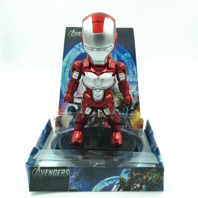 Disney Anime Figure Captain America Spider Man Car Ornaments