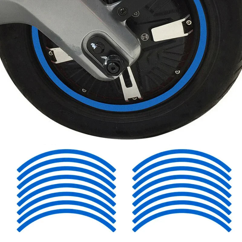 Universal Reflective Wheel Rim Stripe Tape Stickers