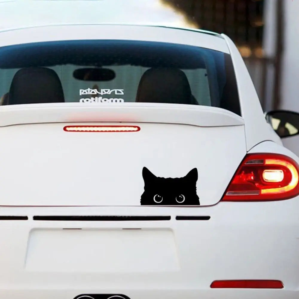 Cat Sticker Peeking Self-Adhesive