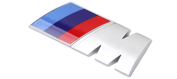 BMW M Tri-Color Emblem Badge & 3D Logo Sticker M Sport Car Accessories