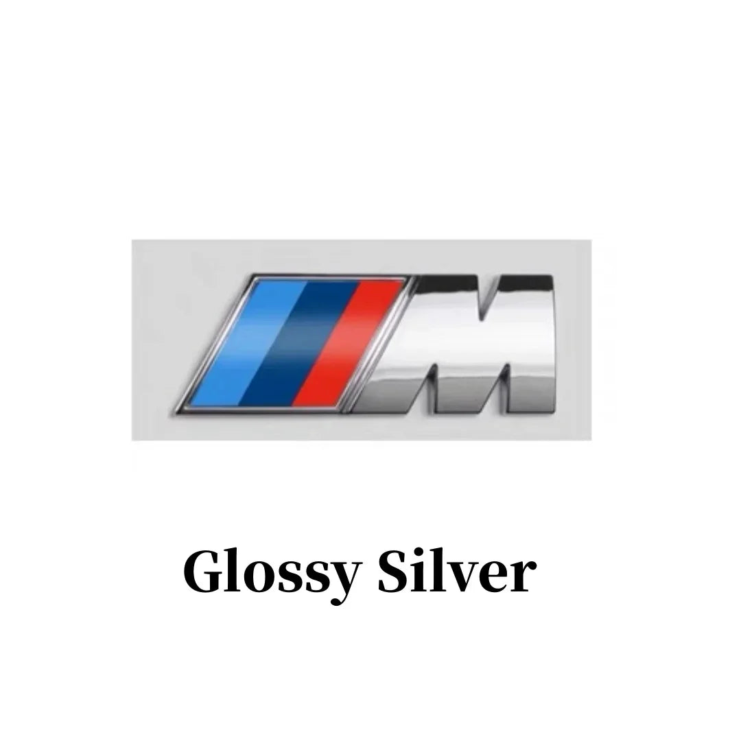 BMW M Tri-Color Emblem Badge & 3D Logo Sticker M Sport Car Accessories