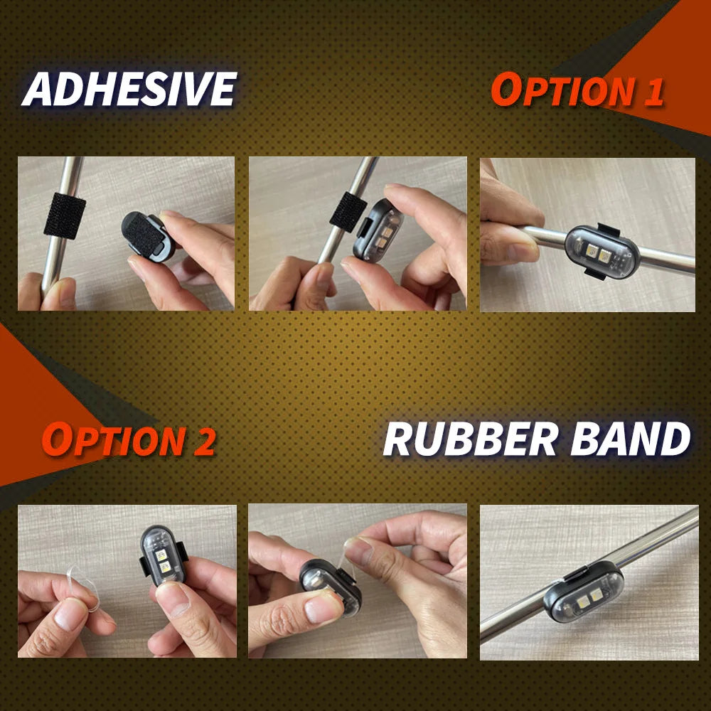 4/10x LED Light Multifunctional LED Light with Remote Control