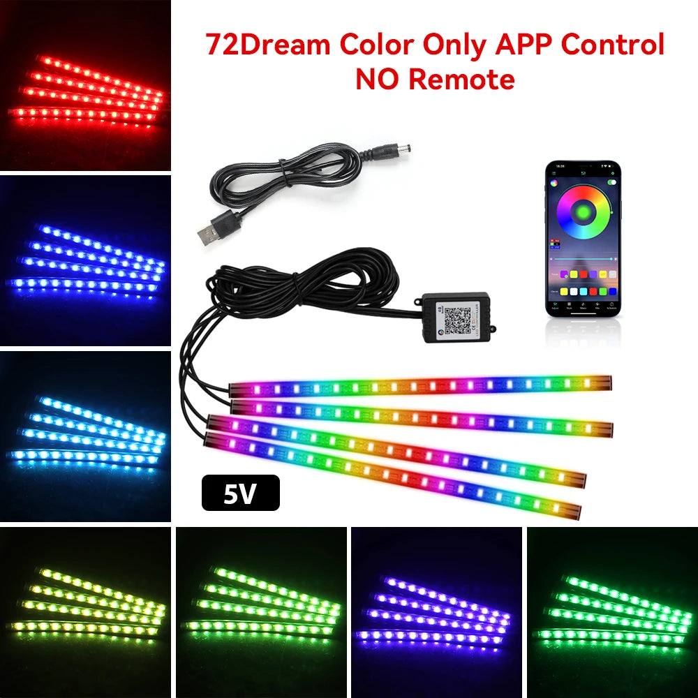 RGB Atmosphere Decorative Led Interior Light Strips