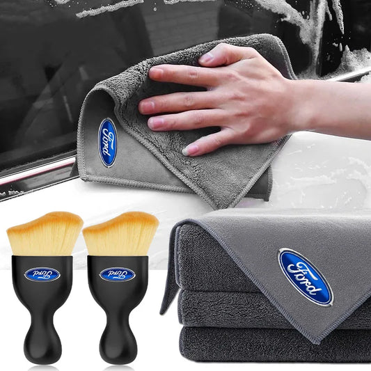 Cleaning Soft Brush Car Wash Towel Microfiber Cleaning Rag Cloth
