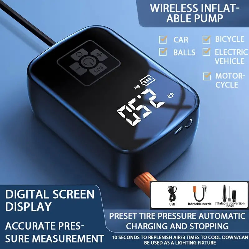 Wireless Electric Tire Inflator Pump