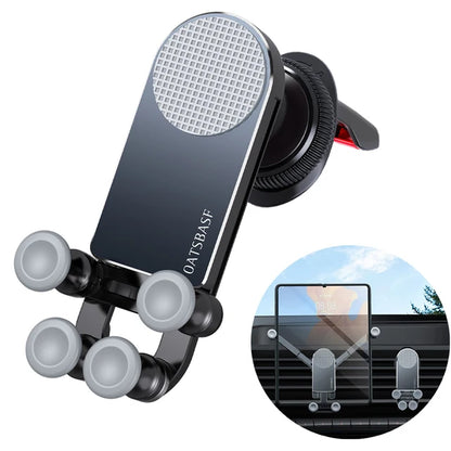 Metal Air Vent Support Telephone Car Phone Holder