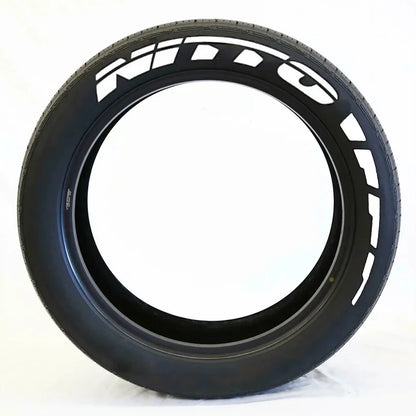 Tire Lettering Sticker 1.06'' Font Tall For 14''-22 Wheels With Transfer Film