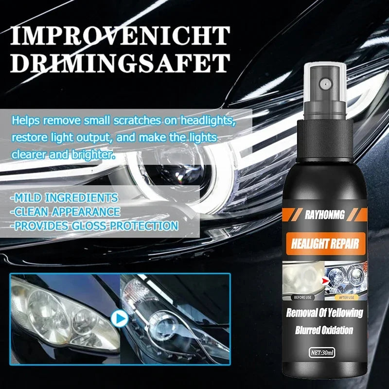 Headlight Repair Spray for Car Refurbishment Anti-Oxidation Coating