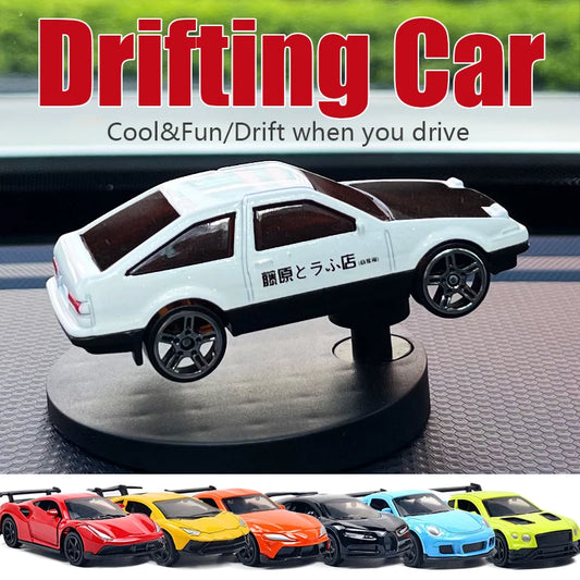 Drifting Car Dashboard Toy Model Swing Turning