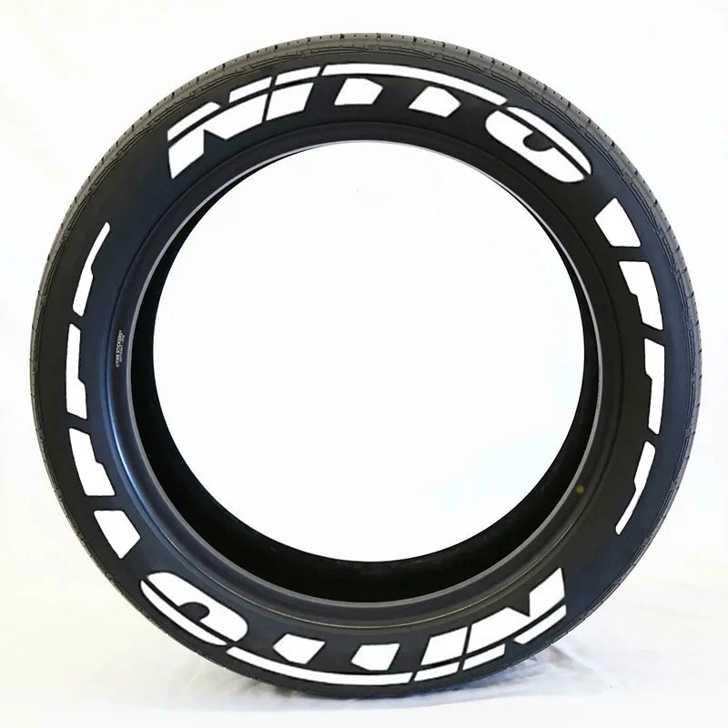 Tire Lettering Sticker 1.06'' Font Tall For 14''-22 Wheels With Transfer Film