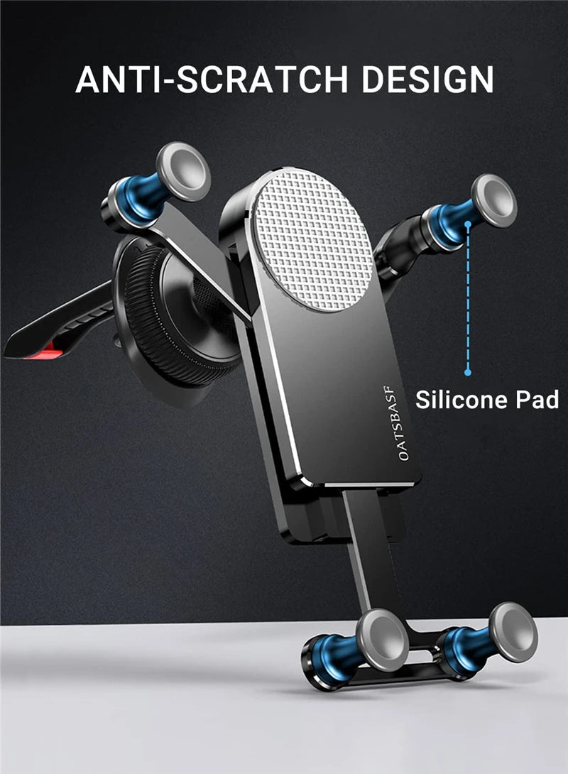 Metal Air Vent Support Telephone Car Phone Holder