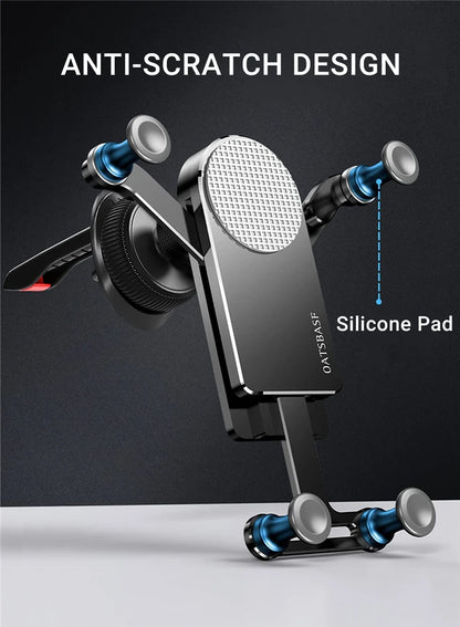 Metal Air Vent Support Telephone Car Phone Holder