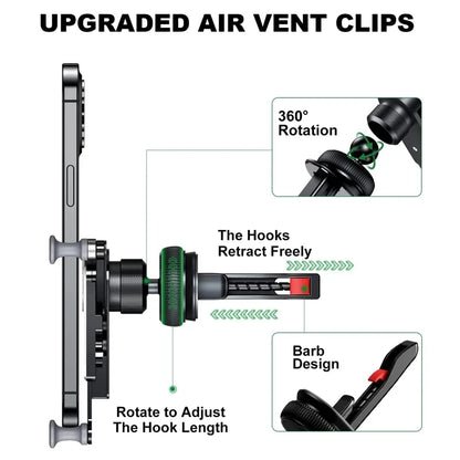 Metal Air Vent Support Telephone Car Phone Holder