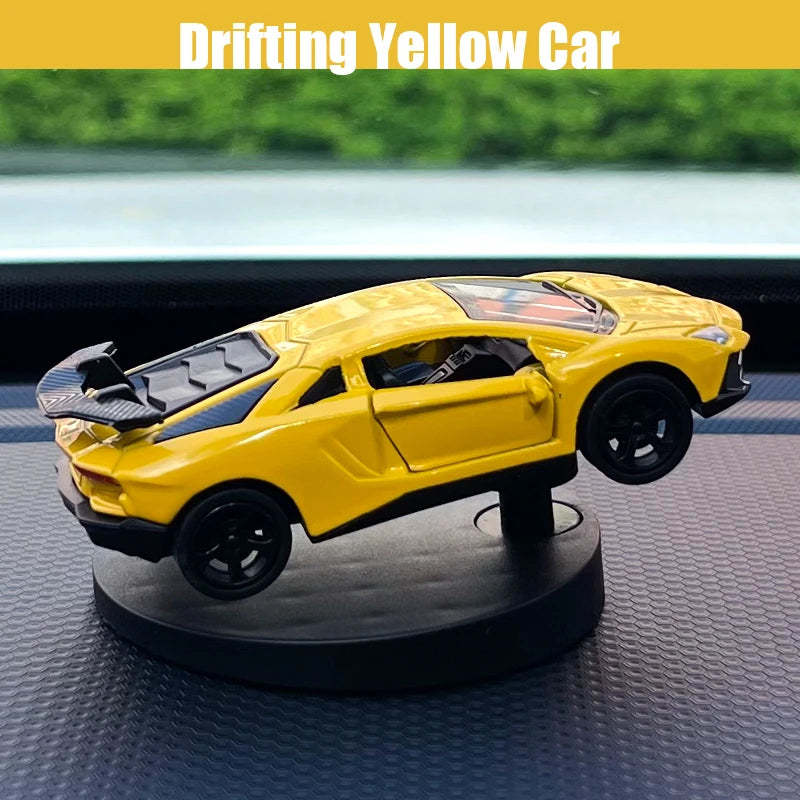 Drifting Car Dashboard Toy Model Swing Turning