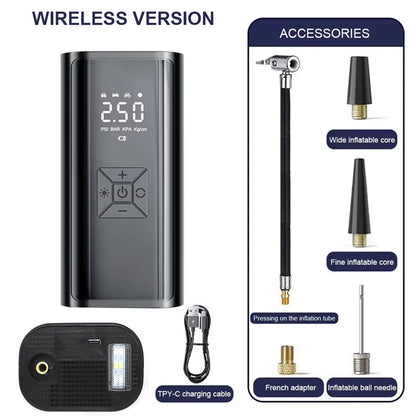 Wireless Electric Tire Inflator Pump