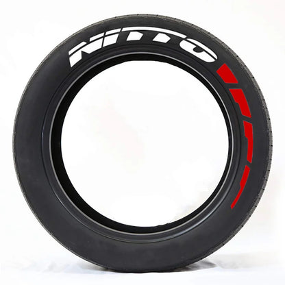 Tire Lettering Sticker 1.06'' Font Tall For 14''-22 Wheels With Transfer Film