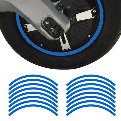 Universal Reflective Wheel Rim Stripe Tape Stickers