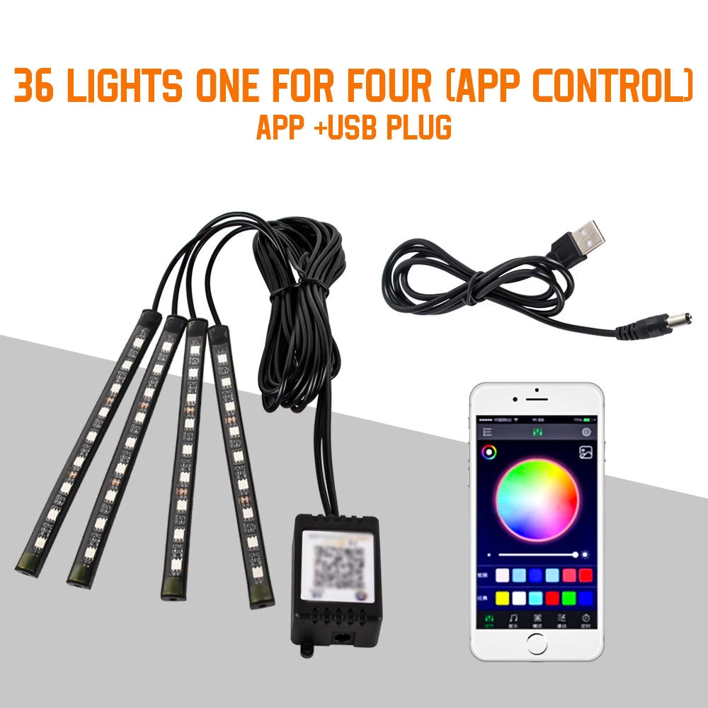 RGB Atmosphere Decorative Led Interior Light Strips