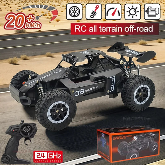 Remote Control 2.4GHz High Speed 20KM/H RC Car Off Road with LED Headlight