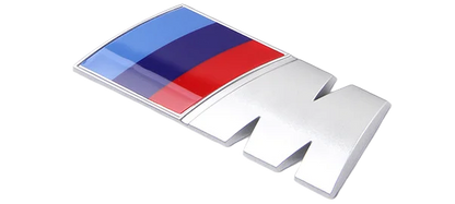 BMW M Tri-Color Emblem Badge & 3D Logo Sticker M Sport Car Accessories